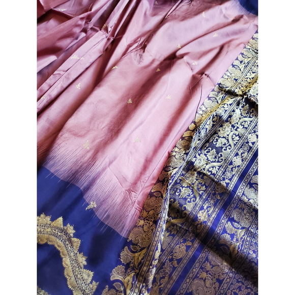 Women Pure Silk Kanjivaram Saree Handloom Wedding Festive Designer - Picture 3 of 16